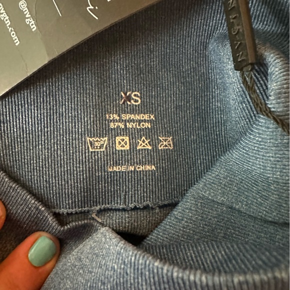 NVGTNg Slate Blue Buttery Soft High Waisted Seamless Activewear Leggings NWT XS - Picture 14 of 16